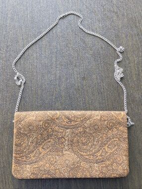 Italian Paisley Chain Crossbody Bag
